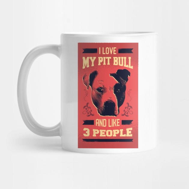 I love my Pit Bull by madeinchorley